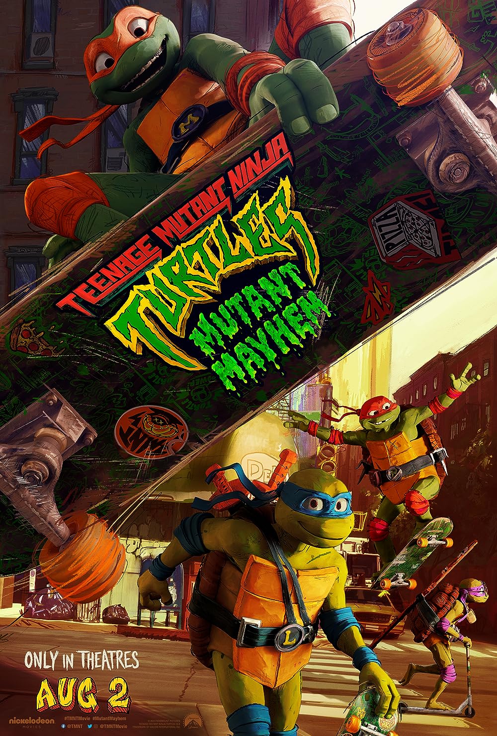 Feature image Download Teenage Mutant Ninja Turtles: Mutant Mayhem (2023) WEB-DL Full Movie (Hindi-English) 480p & 720p & 1080p Qualities. This is a Hollywood movie and...