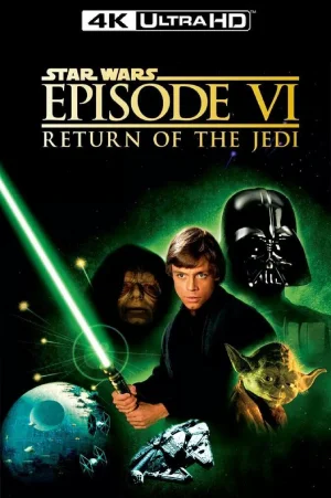 Feature image ✅ Download Star Wars: Episode VI – Return of the Jedi (1983) Full Movie in Dual Audio 480p, 720p & 1080p Qualities. This is a Hollywood movie and Available...